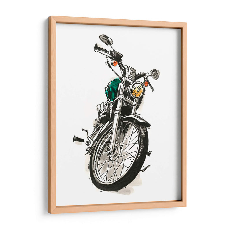 Motocicletas En Tinta I - Jacob Green | Cuadro decorativo de Canvas Lab