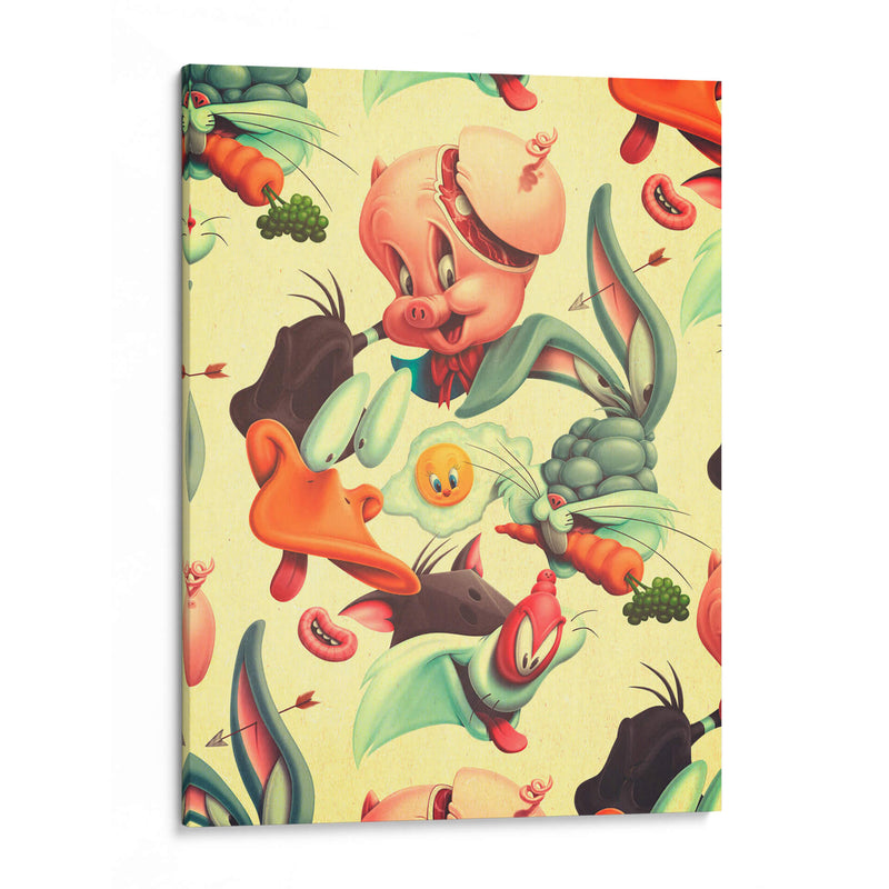 Locura Looney Tunes | Cuadro decorativo de Canvas Lab