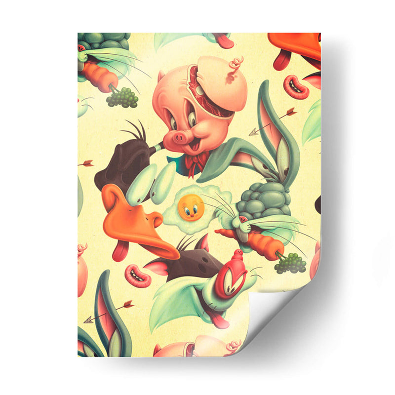 Locura Looney Tunes | Cuadro decorativo de Canvas Lab