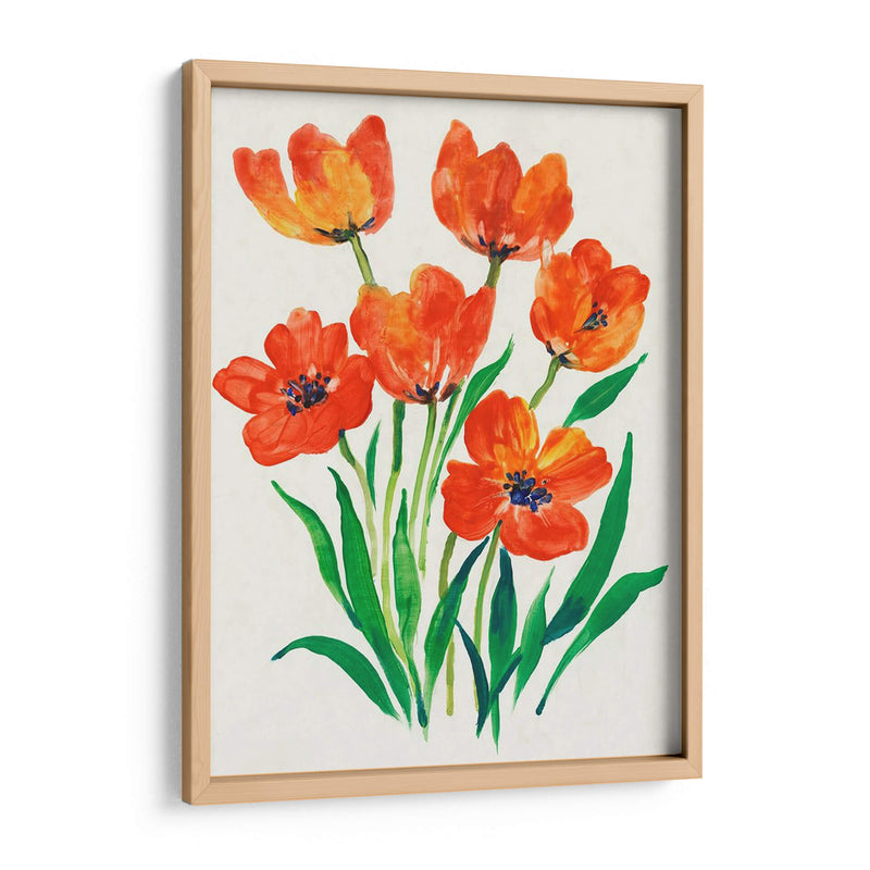 Tulipanes Rojos En Bloom Ii - Tim OToole | Cuadro decorativo de Canvas Lab