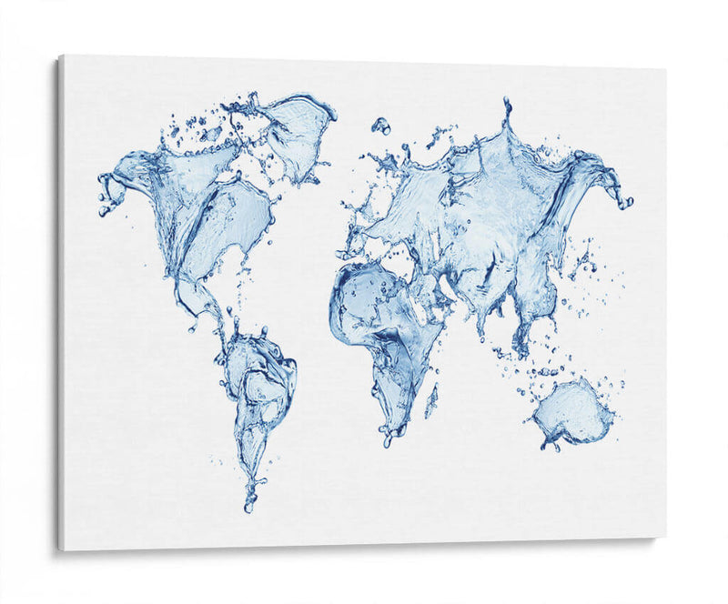Mapa de agua | Cuadro decorativo de Canvas Lab
