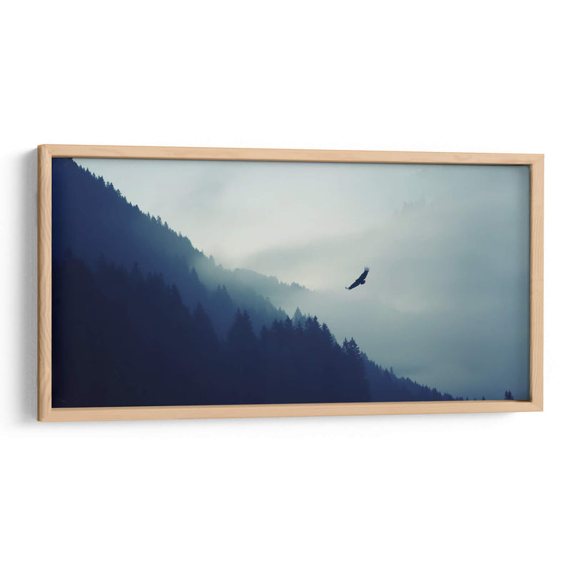 Águila en la niebla | Cuadro decorativo de Canvas Lab