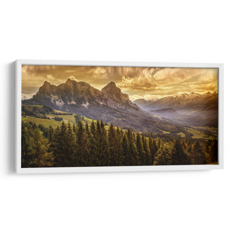 Pinos en las montañas | Cuadro decorativo de Canvas Lab