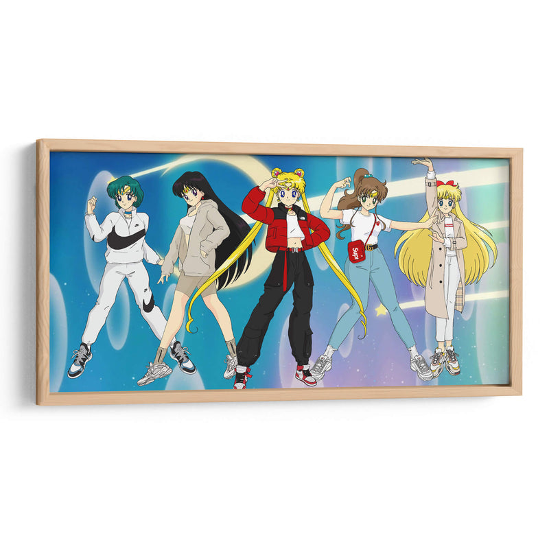 Sailor Moon Squad | Cuadro decorativo de Canvas Lab