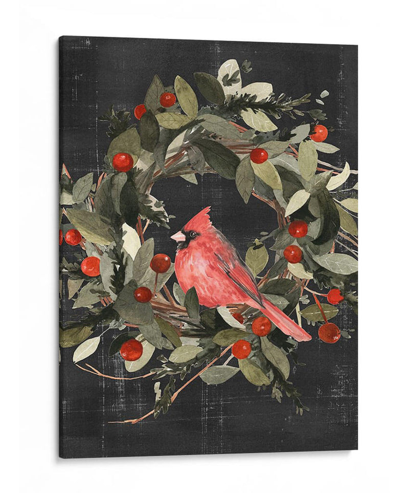 Cardinal De Navidad I - Emma Scarvey | Cuadro decorativo de Canvas Lab