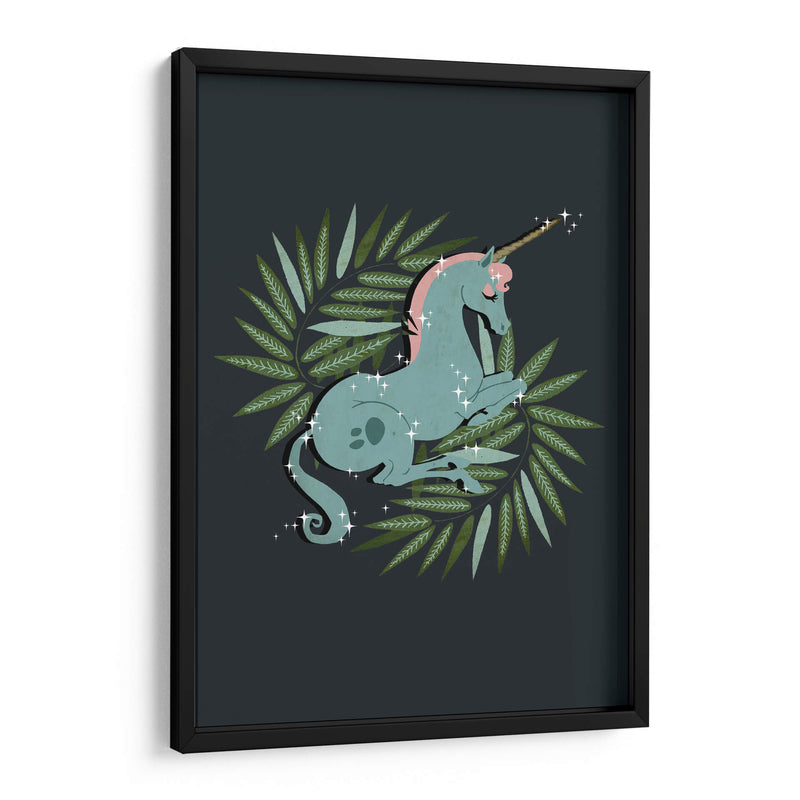 Unicornio azul | Cuadro decorativo de Canvas Lab