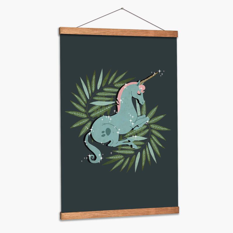 Unicornio azul | Cuadro decorativo de Canvas Lab