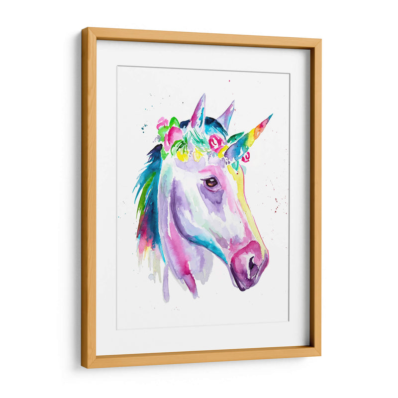 Unicornio de acuarela | Cuadro decorativo de Canvas Lab