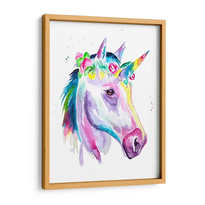 Unicornio de acuarela | Cuadro decorativo de Canvas Lab
