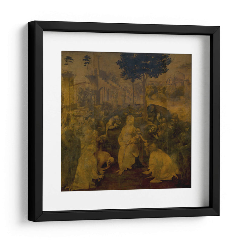 Adoración de los magos - Leonardo da Vinci | Cuadro decorativo de Canvas Lab