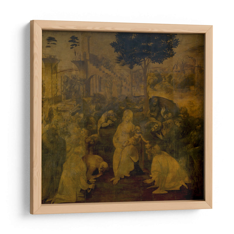 Adoración de los magos - Leonardo da Vinci | Cuadro decorativo de Canvas Lab