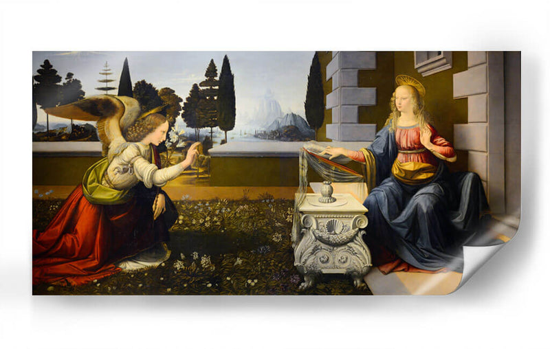 Anunciación - Leonardo da Vinci | Cuadro decorativo de Canvas Lab