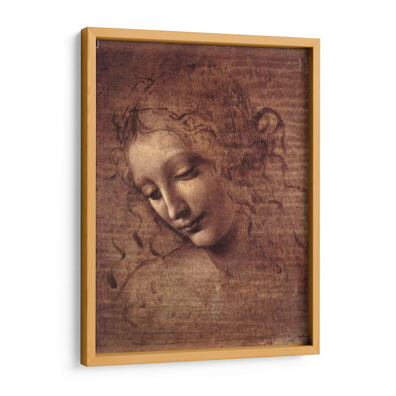 Cabeza de muchacha - Leonardo da Vinci | Cuadro decorativo de Canvas Lab