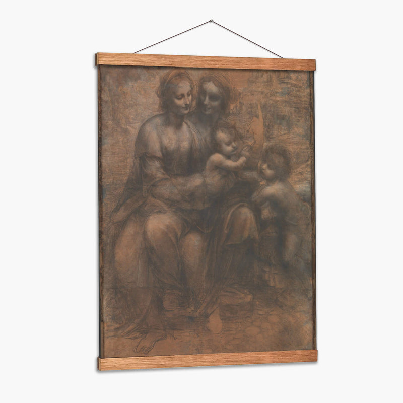 Cartón de Burlington House - Leonardo da Vinci | Cuadro decorativo de Canvas Lab