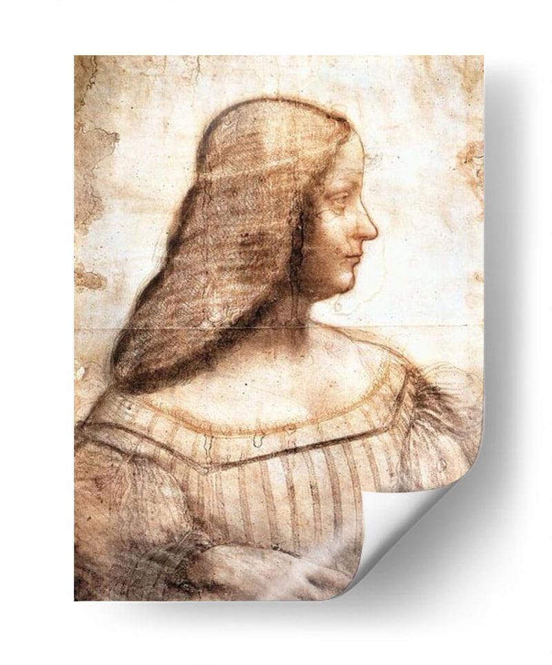 Isabella d'Este - Leonardo da Vinci | Cuadro decorativo de Canvas Lab
