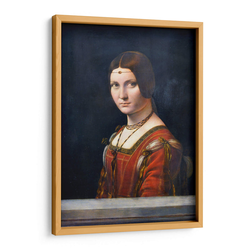 La Belle Ferronière - Leonardo da Vinci | Cuadro decorativo de Canvas Lab