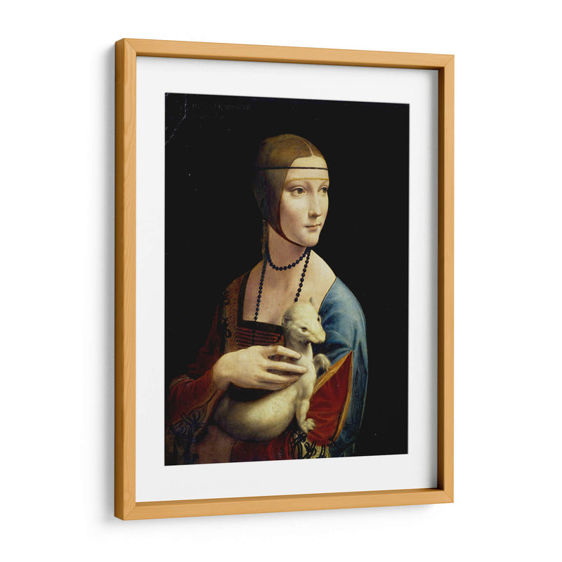 La dama del armiño - Leonardo da Vinci | Cuadro decorativo de Canvas Lab