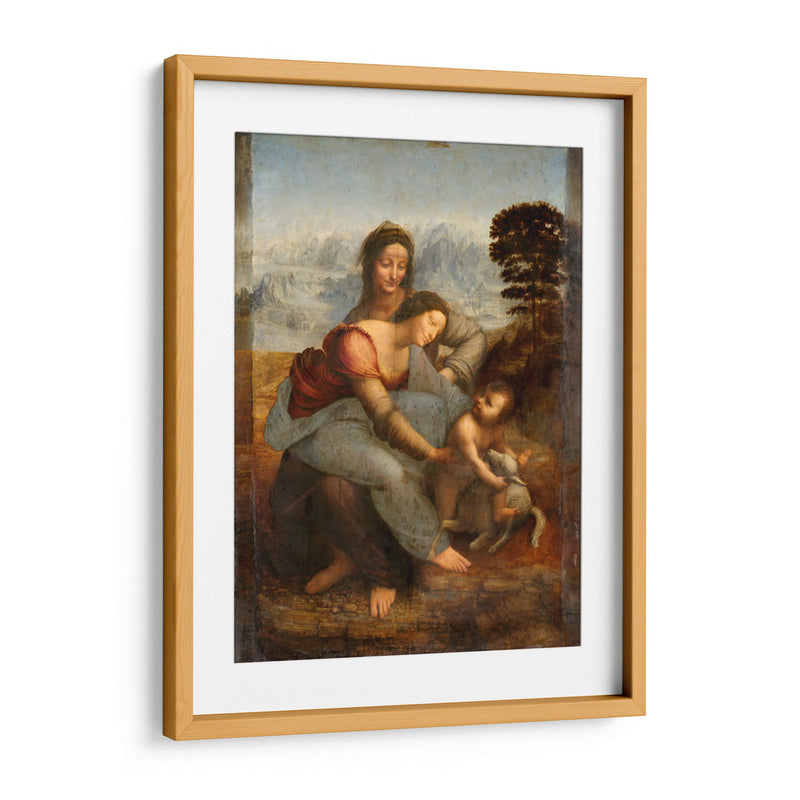 La Virgen, el Niño Jesús y Santa Ana - Leonardo da Vinci | Cuadro decorativo de Canvas Lab