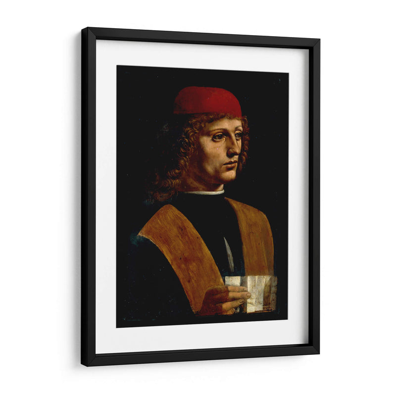 Retrato de un músico - Leonardo da Vinci | Cuadro decorativo de Canvas Lab