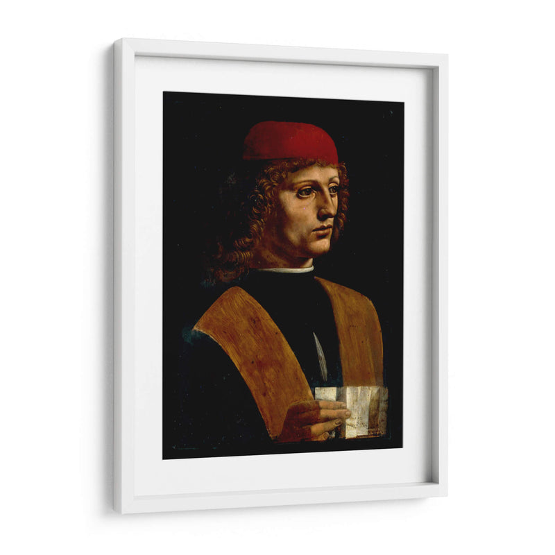 Retrato de un músico - Leonardo da Vinci | Cuadro decorativo de Canvas Lab
