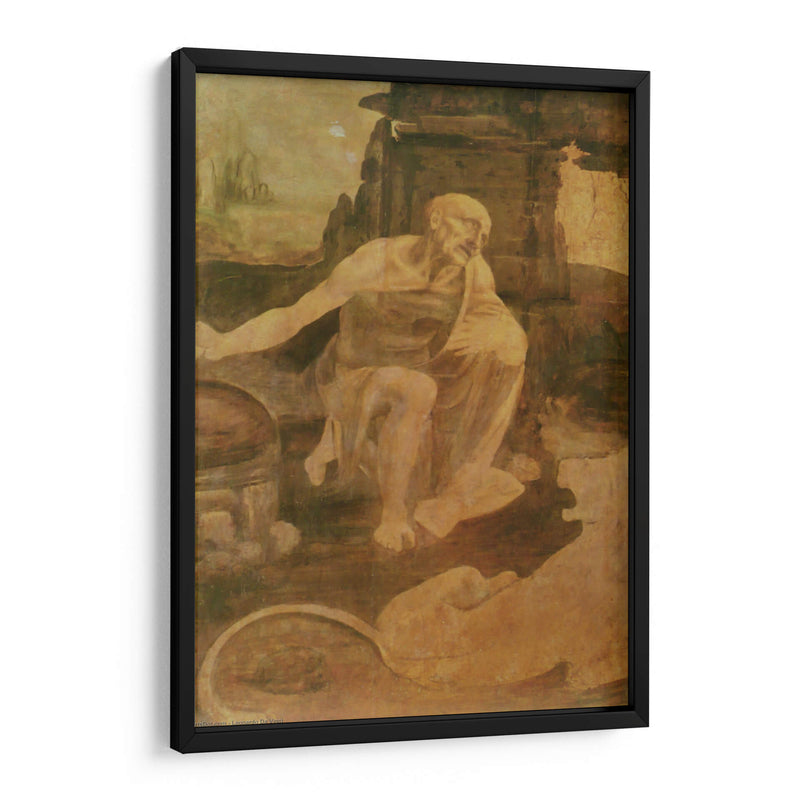 San Jerónimo - Leonardo da Vinci | Cuadro decorativo de Canvas Lab