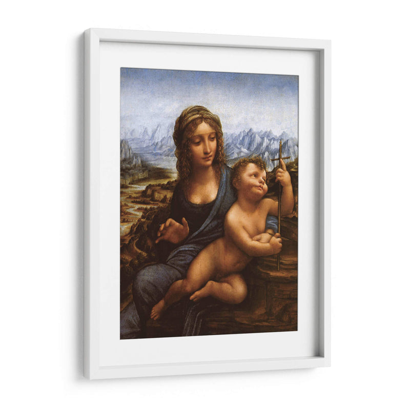 Virgen de la rueca - Leonardo da Vinci | Cuadro decorativo de Canvas Lab