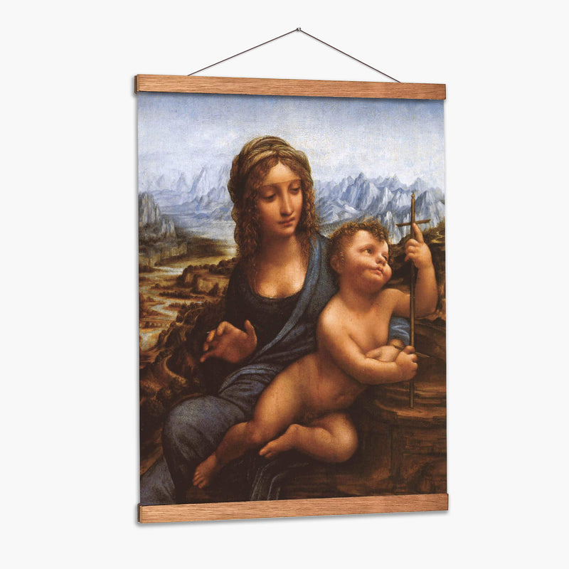 Virgen de la rueca - Leonardo da Vinci | Cuadro decorativo de Canvas Lab