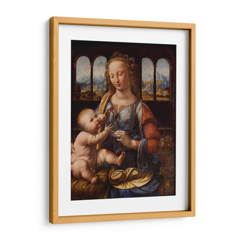 Virgen del clavel - Leonardo da Vinci | Cuadro decorativo de Canvas Lab