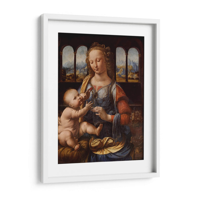 Virgen del clavel - Leonardo da Vinci | Cuadro decorativo de Canvas Lab