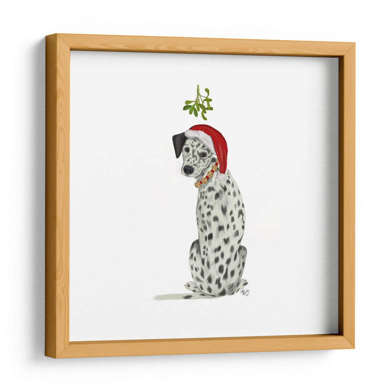 Navidad Des - Dalmatian Muérdago - Fab Funky | Cuadro decorativo de Canvas Lab