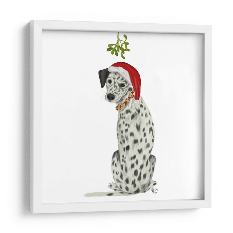 Navidad Des - Dalmatian Muérdago - Fab Funky | Cuadro decorativo de Canvas Lab