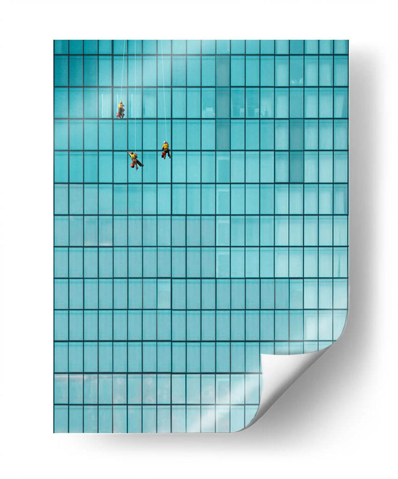 Limpiando ventanas | Cuadro decorativo de Canvas Lab