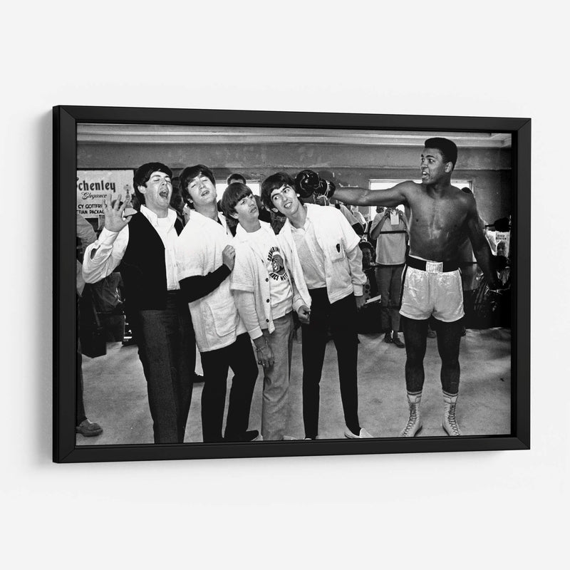 The Beatles con Muhammad Ali | Cuadro decorativo de Canvas Lab
