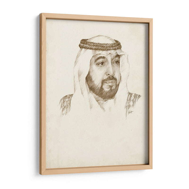 Sheikh Khalifa Bin Zayed Al Nahyan - Ethan Harper | Cuadro decorativo de Canvas Lab