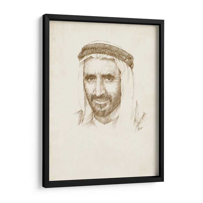 Tarde Sheikh Rashid Bin Saeed Al Maktoum - Ethan Harper | Cuadro decorativo de Canvas Lab