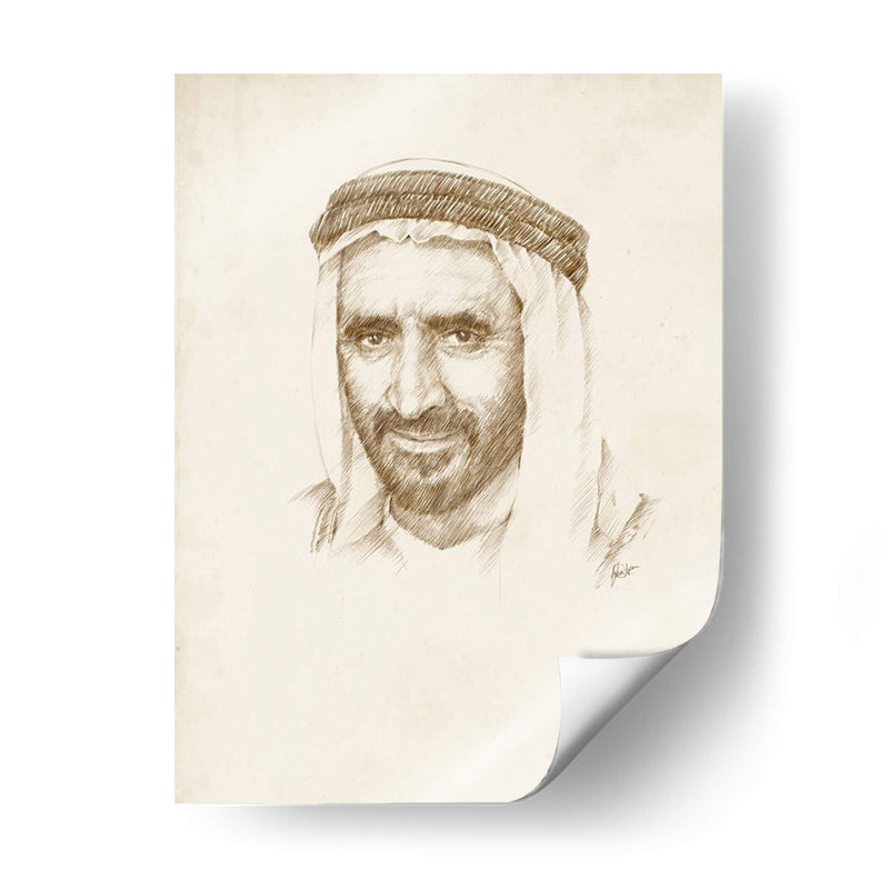 Tarde Sheikh Rashid Bin Saeed Al Maktoum - Ethan Harper | Cuadro decorativo de Canvas Lab