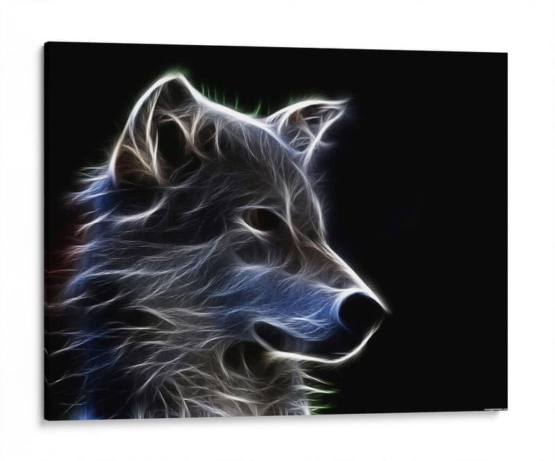 Lobo eléctrico | Cuadro decorativo de Canvas Lab