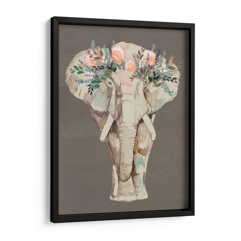 Flor Corona Elefante Ii - Jennifer Goldberger | Cuadro decorativo de Canvas Lab