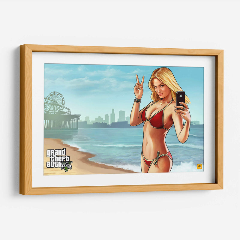 Bikini GTA | Cuadro decorativo de Canvas Lab