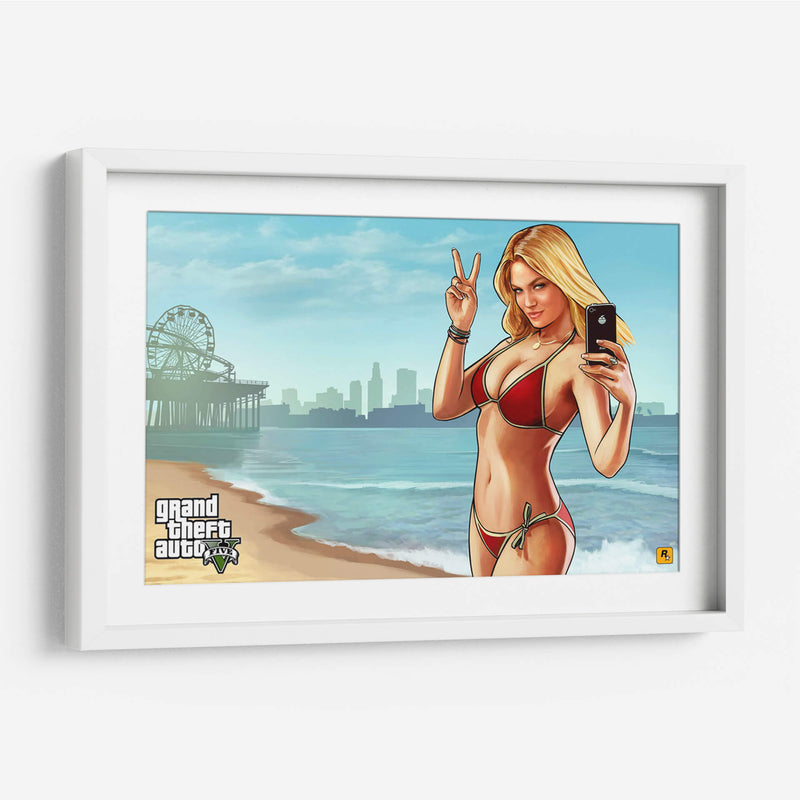 Bikini GTA | Cuadro decorativo de Canvas Lab