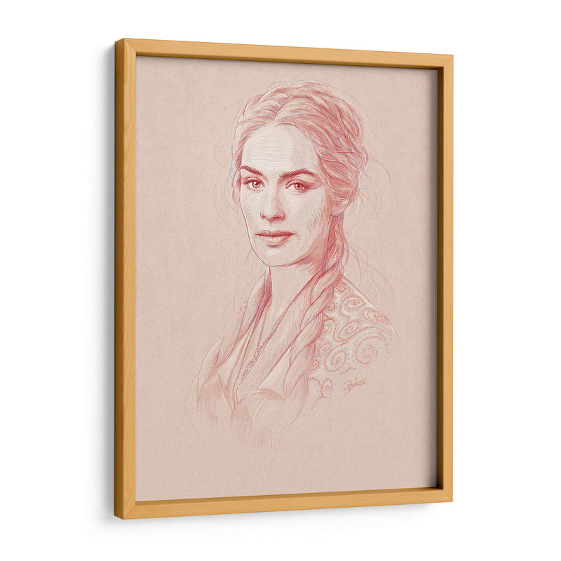 Dibujo de Cersei Lannister | Cuadro decorativo de Canvas Lab