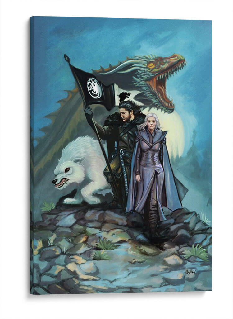 El final feliz de ASOIAF | Cuadro decorativo de Canvas Lab