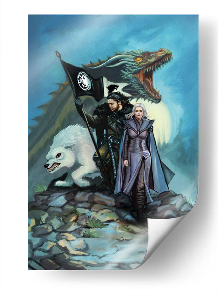 El final feliz de ASOIAF | Cuadro decorativo de Canvas Lab