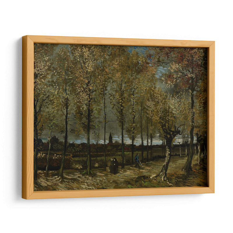 Álamos en Nuenen - Vincent Van Gogh | Cuadro decorativo de Canvas Lab