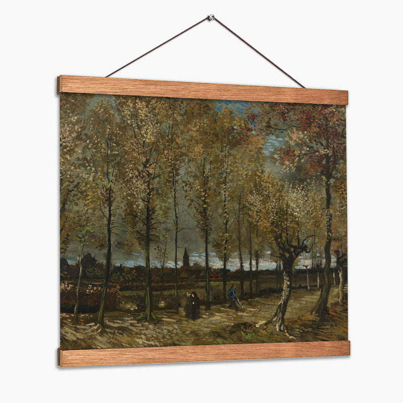 Álamos en Nuenen - Vincent Van Gogh | Cuadro decorativo de Canvas Lab