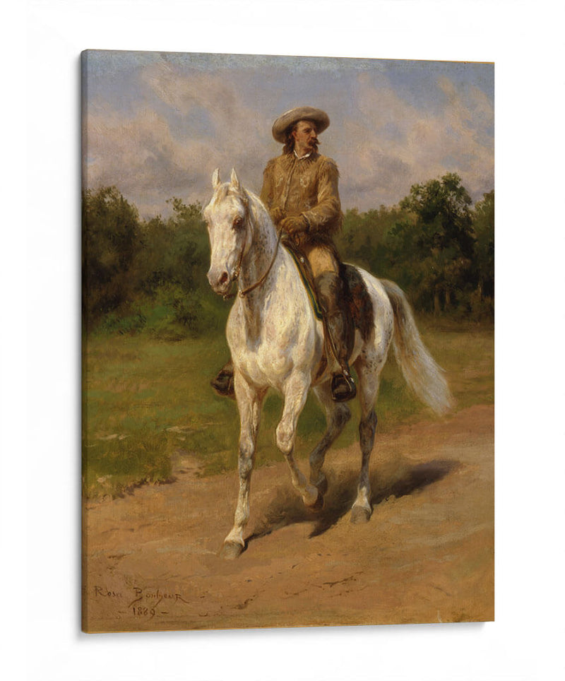 Retrato a caballo del Col. William F. Cody - Rosa Bonheur | Cuadro decorativo de Canvas Lab