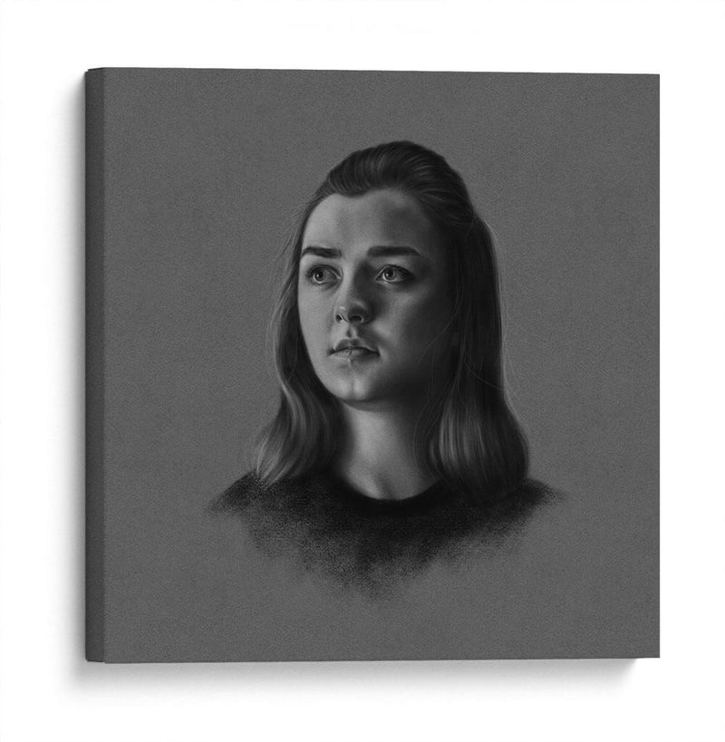 Retrato de Arya Stark | Cuadro decorativo de Canvas Lab