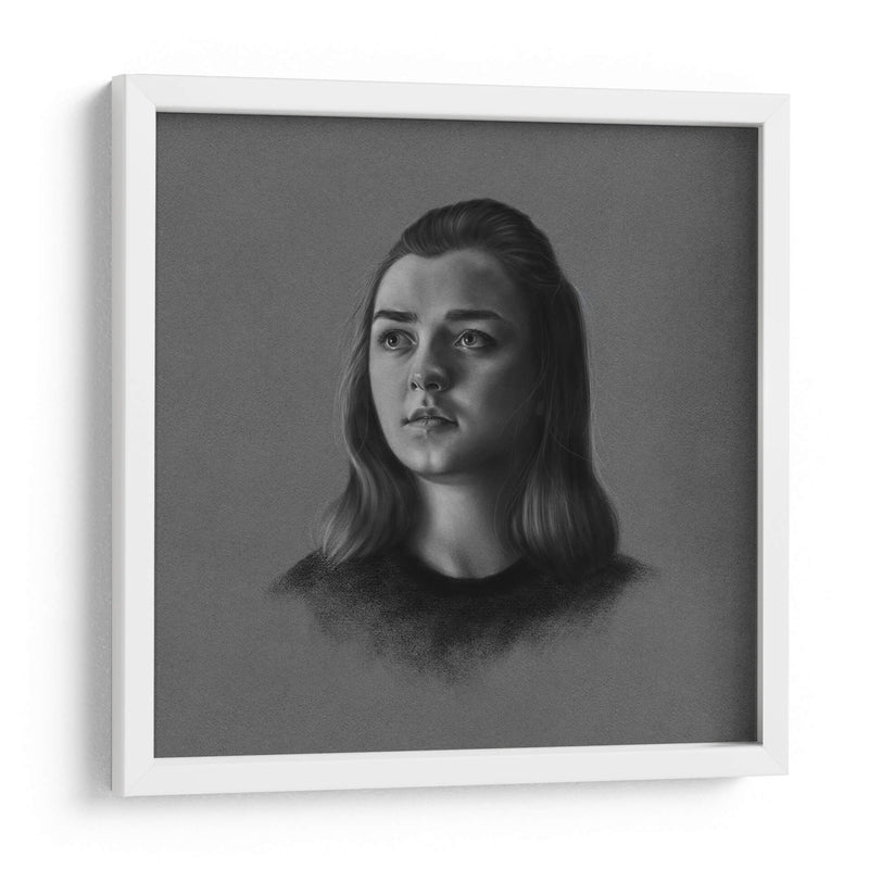 Retrato de Arya Stark | Cuadro decorativo de Canvas Lab