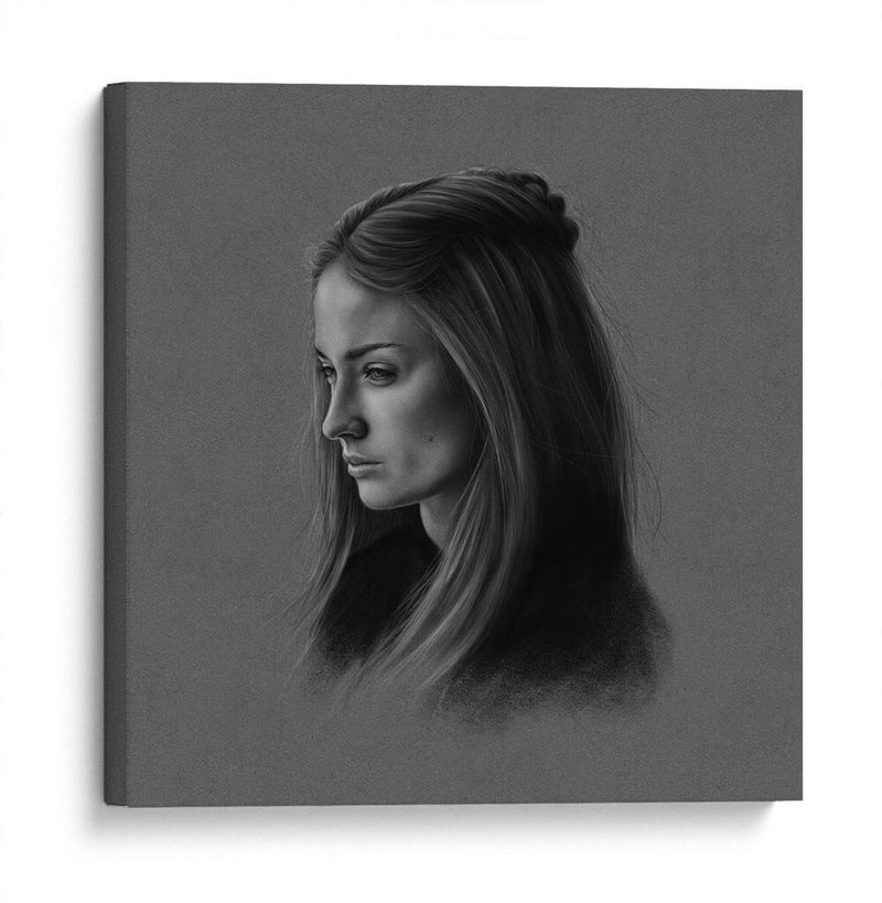 Retrato de Sansa Stark | Cuadro decorativo de Canvas Lab