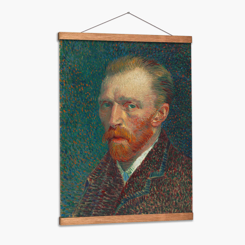 Autorretrato (1887) - IV - Vincent Van Gogh | Cuadro decorativo de Canvas Lab